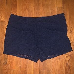 Blue shorts